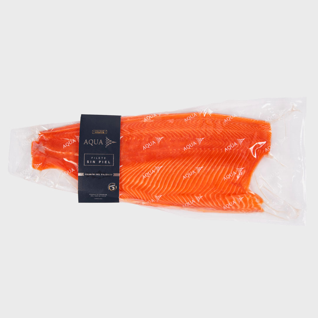 Filete Salmón del Pacífico sin Piel, Pieza de 1,3 aprox. ($21.000 precio x kg)