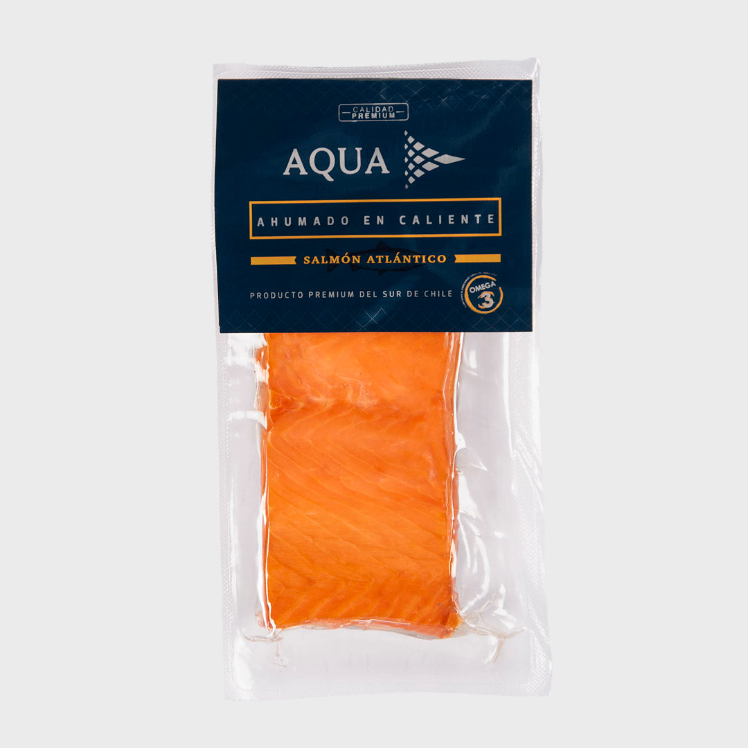 Porción Salmón Atlántico Ahumado en Caliente, Pieza de 190 grs aprox.
