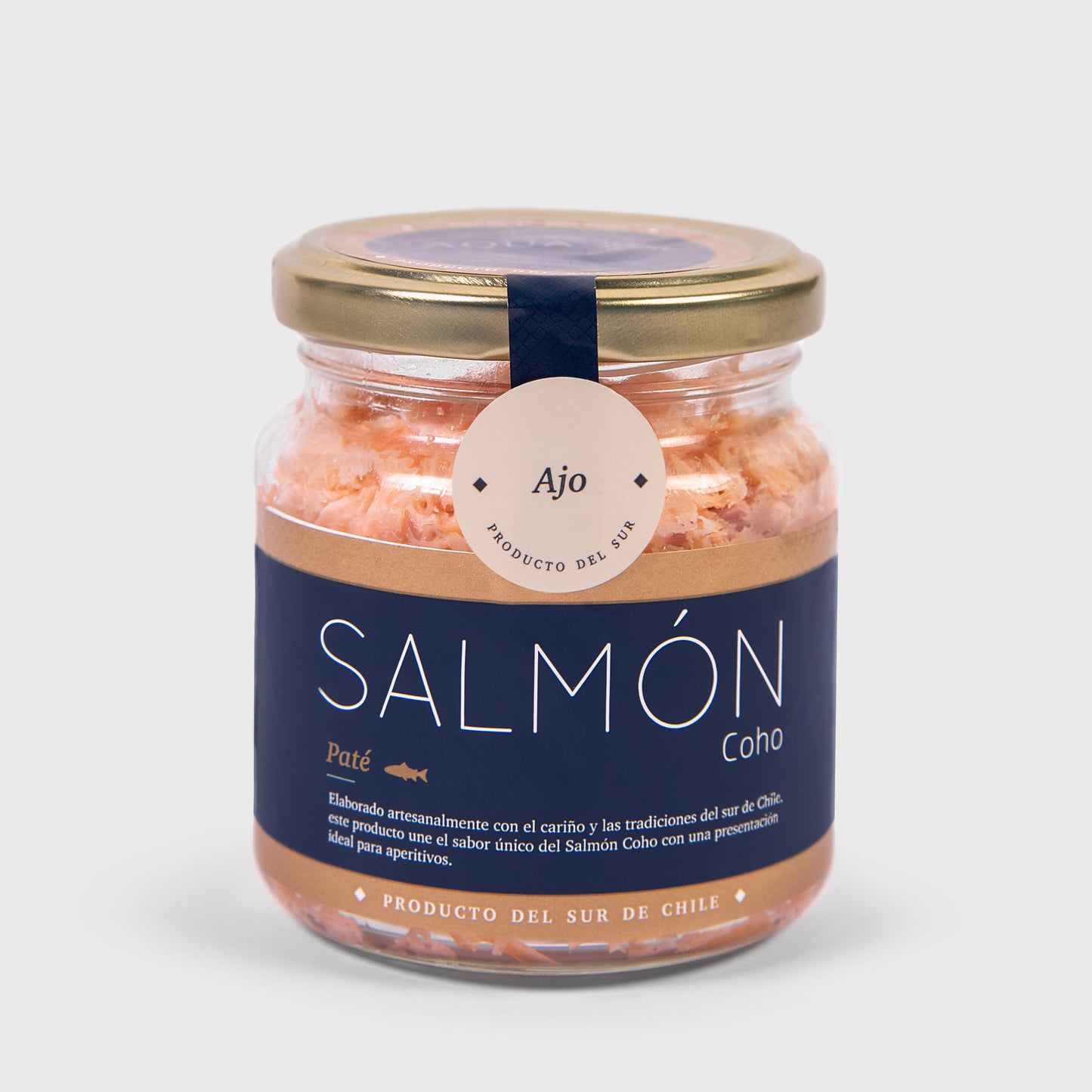 Paté Salmón Coho Ajo AquaChile