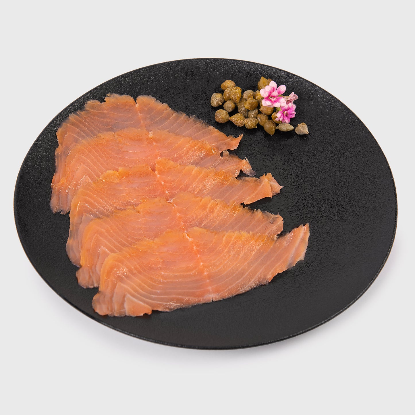 NUEVO! Filete Salmón del Pacífico Sliced Ahumado en Frio, Pieza de 1,5 grs aprox. ($33.900 precio x kg)