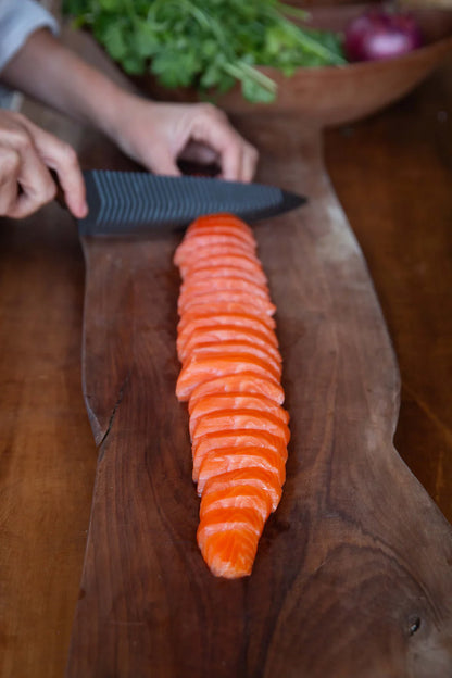 Loin Salmón del Pacífico, Pieza de 600 grs aprox.($ 37.800)