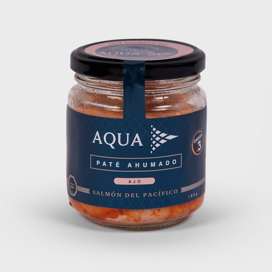 Paté Salmón del Pacífico Ahumado Ajo (180 grs.)