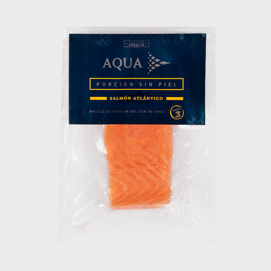 Porción Salmón Atlántico sin piel, Pieza de 190 grs aprox.($ 25.800 Kg)