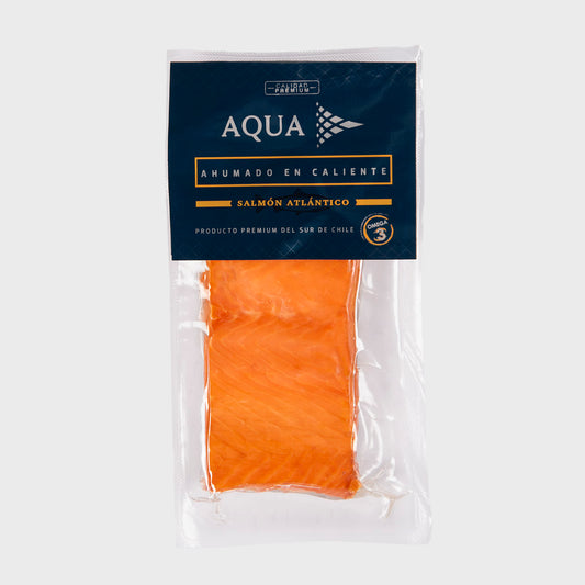 Porción Salmón Atlántico Ahumado en Caliente, Pieza de 190 grs aprox.