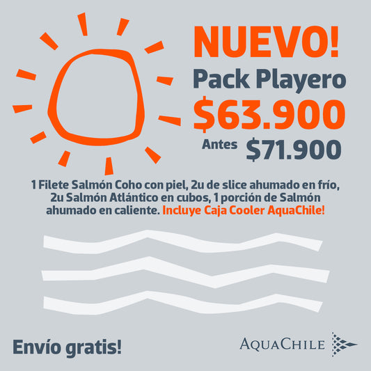 Pack Playero (Incluye caja cooler AquaChile)